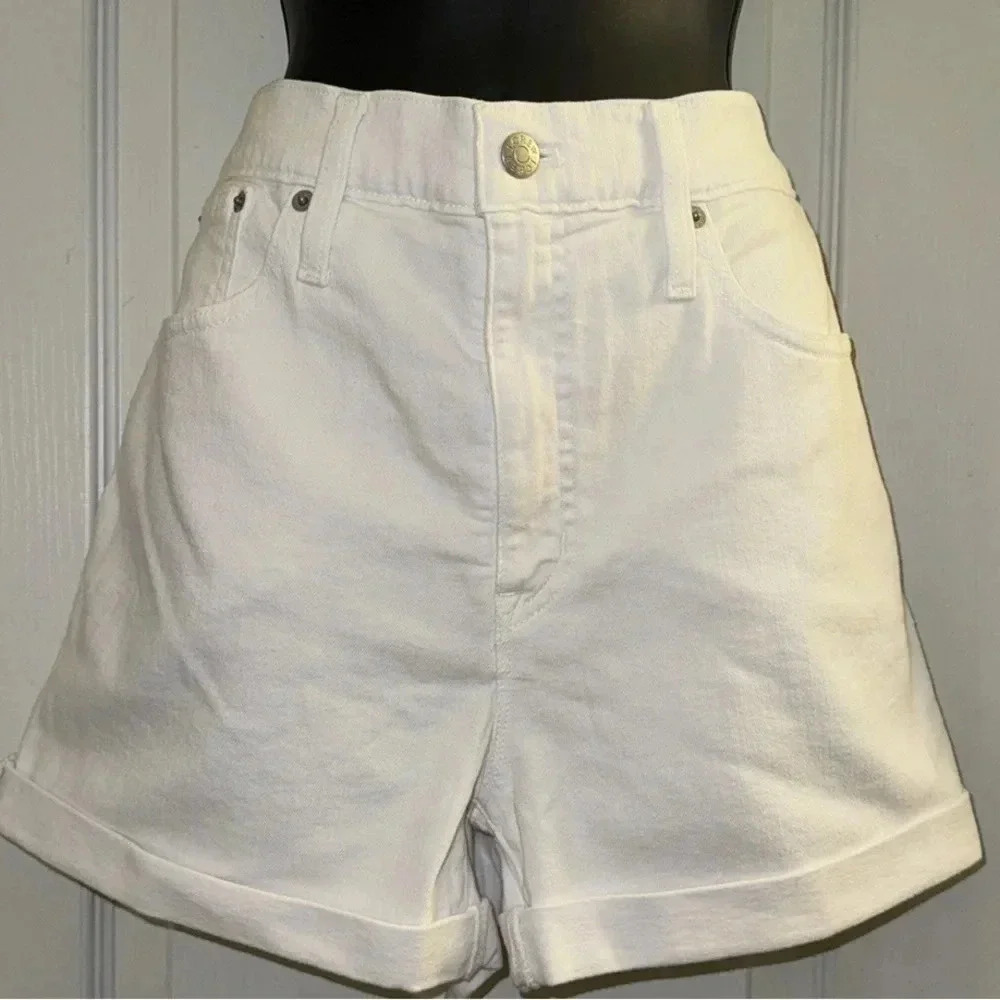 J. Crew White Denim Shorts